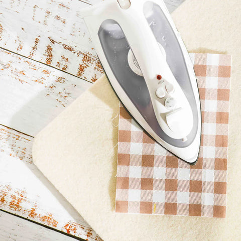 Wool pad and iron