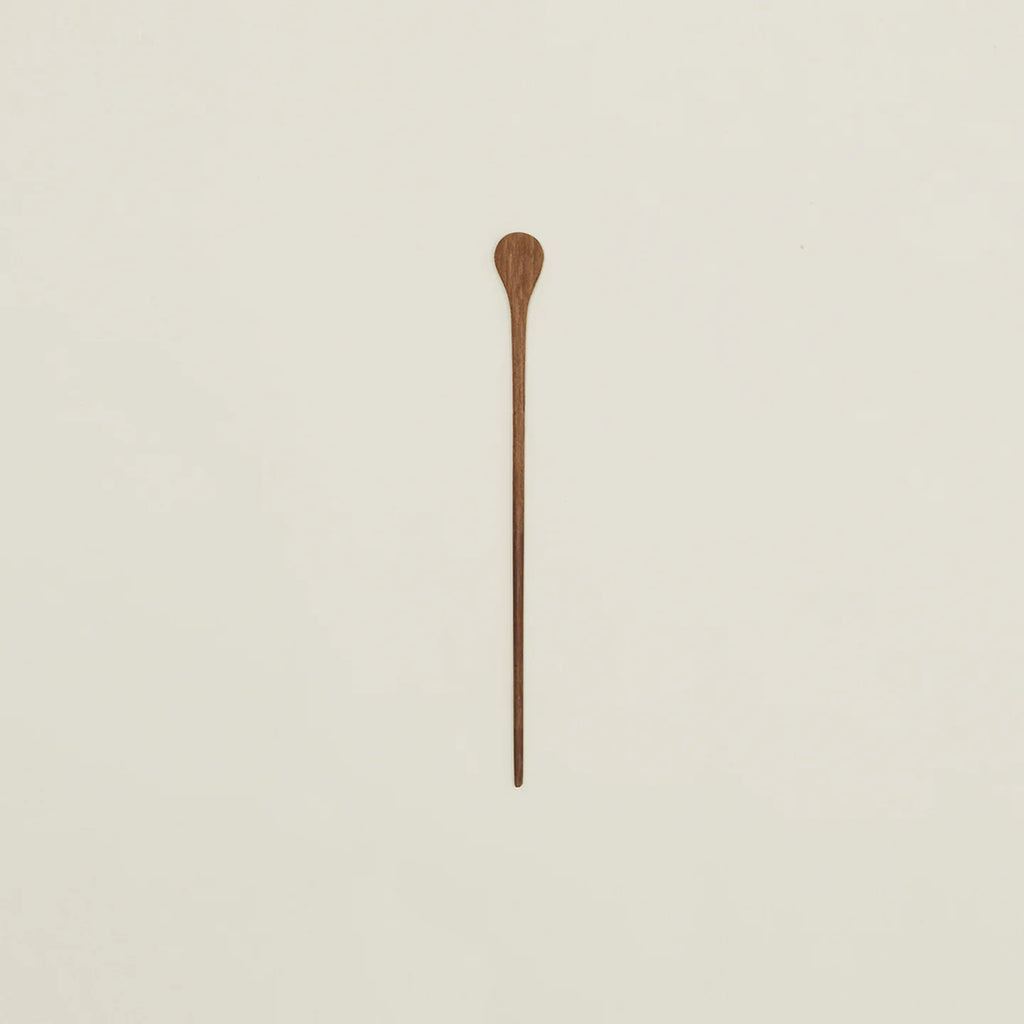 walnut cocktail stirrer