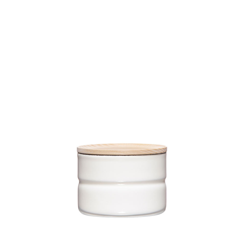 White RIESS Porcelain Enamel Food Storage Container