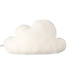 A white, cloud-shaped cushion.