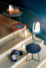 Multiple side tables in various colors