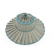 Decorative Lorna Murray Burano Capri Sun Hat with a blue top on a white background