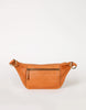 brown wild oak soft grain leather bum bag