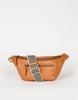 Wild oak brown soft grain leather bum bag