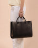 Black Leather Jackie Bag