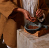 Spices in Perch Mortar and Pestle