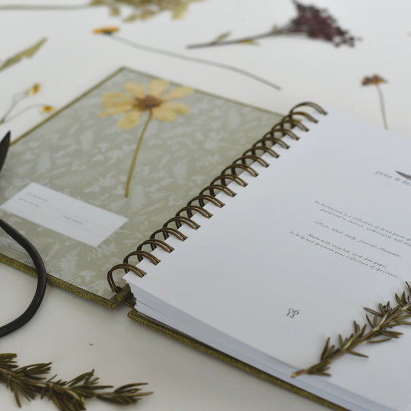 Herbarium Journal close up