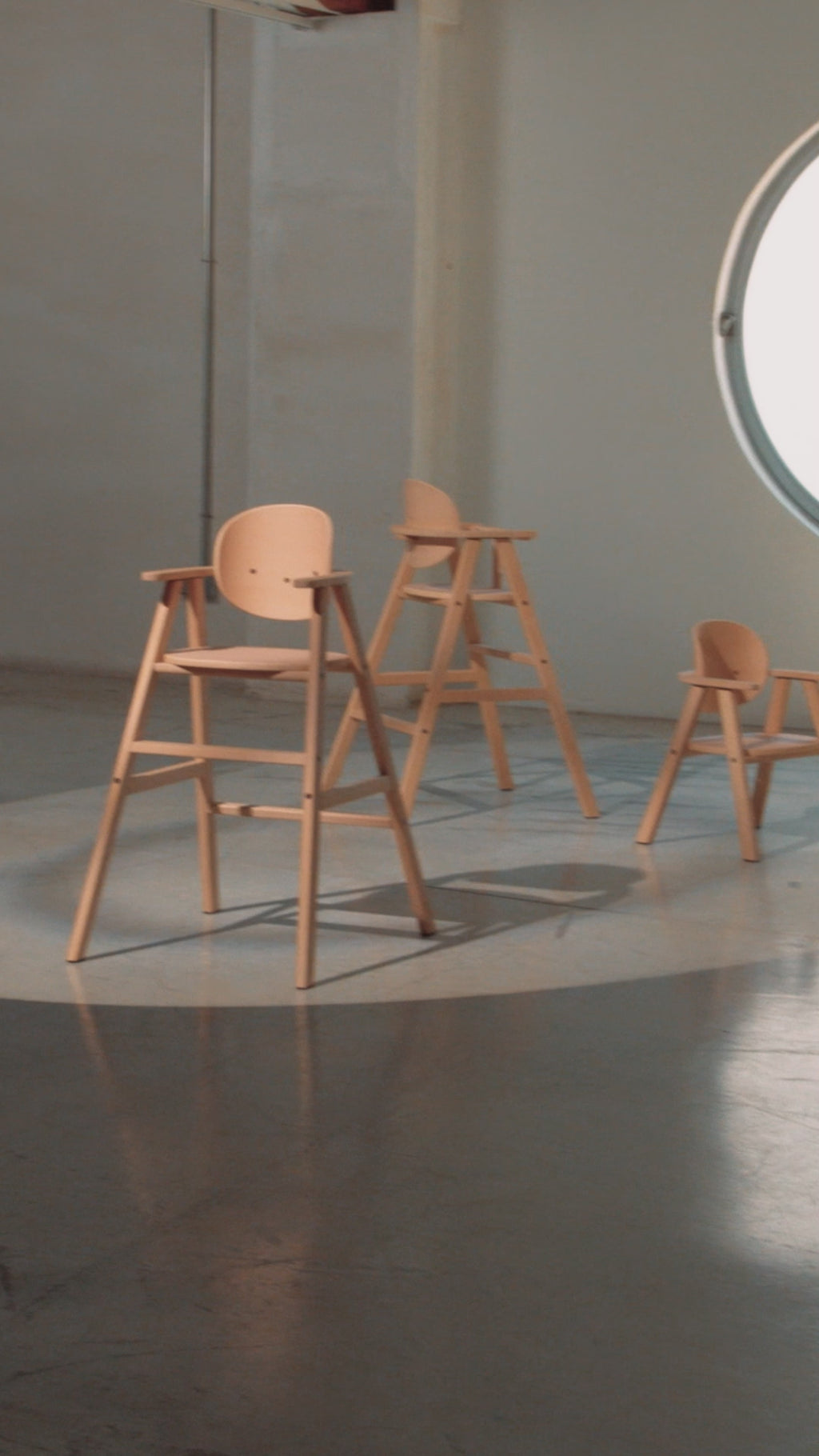 evolving wooden high chair video