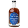 A bottle of Tippleman's Ginger Honey Syrup with a blue label, displaying the syrup and product information.