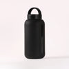 Hydration Tracking Glass Water Bottle in Black
