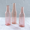 bitter's & co - hand blown glass pitcher - glass carafe - colorful glass - glass bottle 