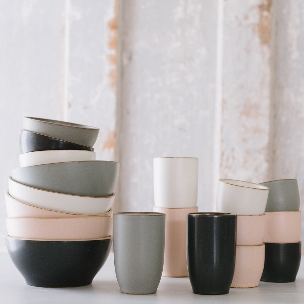 NORI Porcelain Tumblers and bowls