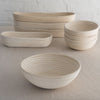 A collection of Rattan Reed Banneton Bread Proofing Basket