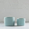 siren blue ceramic planter - ceramic planter - tandem ceramics - ceramic planter