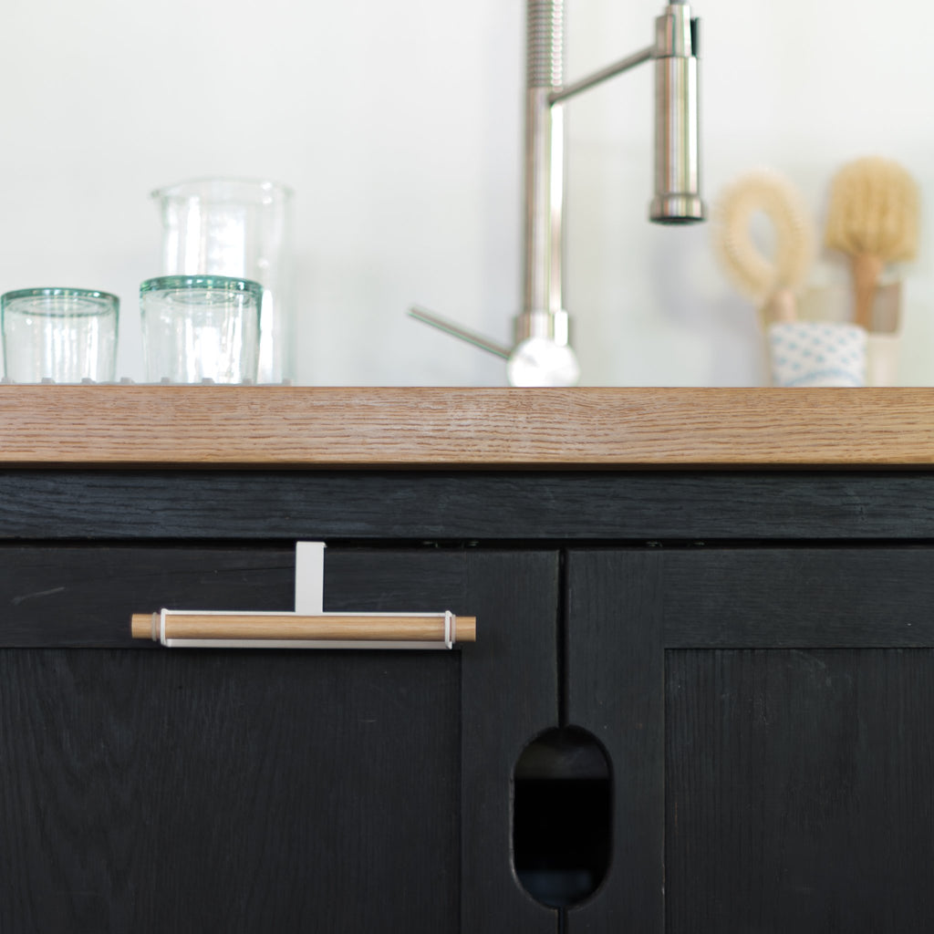 yamazaki home - yamazaki - kitchen towel holder - over the counter towel holder 